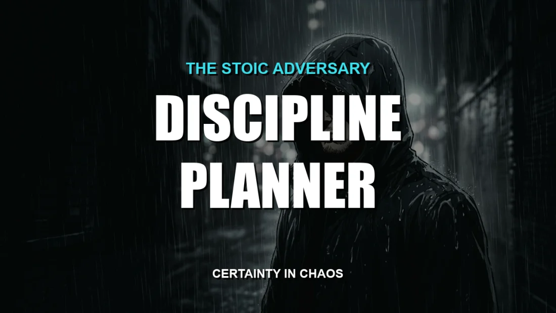 The Stoic Adversary Discipline Planner cover
